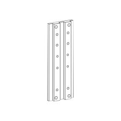 Ergotron - Componente di montaggio (kit staffe montaggio barra) - per pannello piatto - alluminio - installabile a parete - per