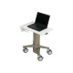 Ergotron CareFit - Carrello - Slim - per portatile - Alluminio, acciaio placcato zinco, plastica di alta qualità - bianco, grig