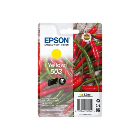 Epson 503 - 3.3 ml - giallo - originale - blister con radiofrequenza / allarme acustico - cartuccia d'inchiostro - per Expressi