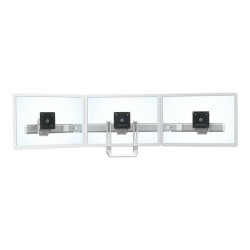 Ergotron HX - Componente di montaggio (impugnatura, 3 snodi, archetto a tripla cerniera) - per 3 schermi LCD - bianco - dimensi