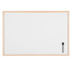 Lavagna bianca magnetica - 60 x 90 cm - cornice legno - bianco - Starline