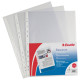 Buste forate CopySafe - DeLuxe - liscio - 22 x 30 cm - trasparente - Esselte - conf. 50 pezzi