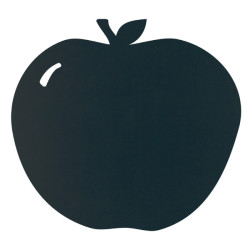 Lavagna da parete silhouette - 31,6 x 29,1 cm - forma mela - nero - Securit