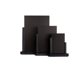 Lavagna da tavolo Elegant - A5 - 20 x 23 x 6 cm - nero - Securit