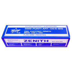 Punti 130/E bis - 6/4 - acciaio naturale - metallo - Zenith - conf. 5000 punti