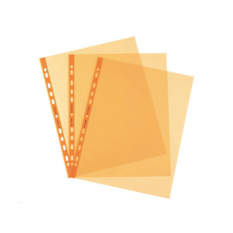 Buste forate Favorit Art - Superior - liscio - 22 x 30 cm - arancio - Favorit - conf. 25 pezzi