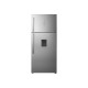 Hisense RT728N4WCE - Frigorifero/congelatore - freezer superiore con distributore acqua - larghezza: 79.4 cm - prof. 67.5 cm - 