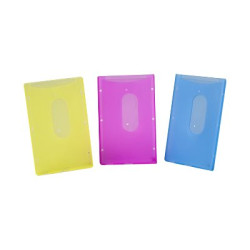 Lebez - Porta badge - blu, giallo, verde, rosa, neutro (pacchetto di 100)