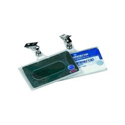 Lebez - Porta badge - clip (pacchetto di 50)