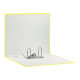 Esselte Eurofile - Cartellina con meccanismo a leva - larghezza dorsale 80 mm - per 230 x 330 mm - giallo vivo