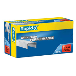 Punti Rapid Super Strong - 73/8 - acciaio zincato - metallo - Rapid - conf. 5000 pezzi
