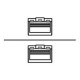 Extreme Networks - Cavo ad attacco diretto 25GBase-CU - SFP28 (M) a SFP28 (M) - 1 m - passivo - per P/N: X695-48Y-8C-DC-R