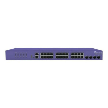 Extreme Networks ExtremeSwitching X435-24P-4S - Switch - gestito - 24 x 10/100/1000 (PoE+) + 4 x SFP (GBIC mini) uplink - monta