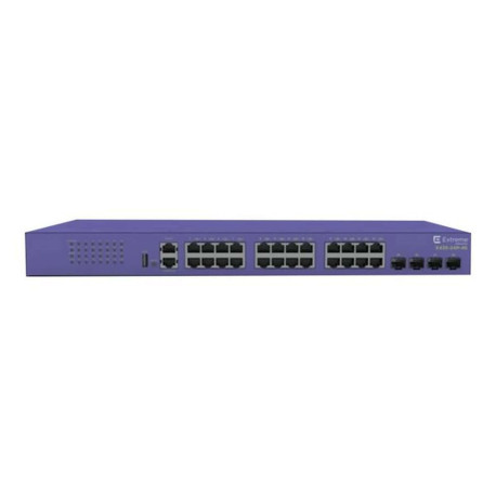 Extreme Networks ExtremeSwitching X435-24T-4S - Switch - gestito - 24 x 10/100/1000 + 4 x SFP (GBIC mini) uplink - montabile su
