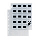 Buste forate Atla F Dia 20 - 22 x 30 cm - PP - porta diapositive 20 spazi 5,5 x 5,5 cm - liscio - Sei Rota - conf. 10 pezzi