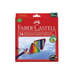 Faber-Castell - Pastello colorato - colori assortiti (pacchetto di 24)