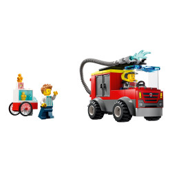 LEGO City 60375 - Caserma dei pompieri e autopompa