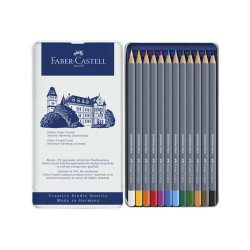 Faber-Castell GOLDFABER Aqua - Matita acquerellabile - colori assortiti (pacchetto di 12)
