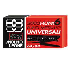 Punti universali - 6/4 - metallo - Molho Leone - conf. 2000 pezzi