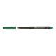 Faber-Castell MULTIMARK 1523 - Marcatore - permanente - verde - 0.4 mm - superfine - con gomma