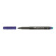 Faber-Castell MULTIMARK 1525 - Marcatore - permanente - blu - 1 mm - medio - con gomma