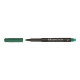Faber-Castell MULTIMARK 1525 - Marcatore - permanente - verde - 1 mm - medio - con gomma