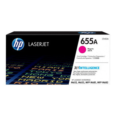 HP 655A - Magenta - originale - LaserJet - cartuccia toner (CF453A) - per Color LaserJet Enterprise M652, M653- LaserJet Enterp