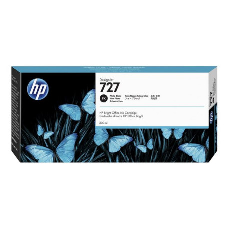 HP 727 - 300 ml - alta capienza - nero per foto - originale - DesignJet - cartuccia d'inchiostro - per DesignJet T1500, T1530, 