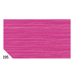 Carta crespa - 50 x 250 cm - 48 gr - fucsia 195 - Rex Sadoch - conf. 10 rotoli