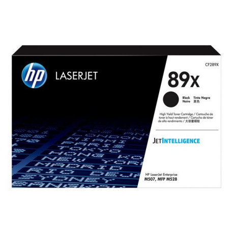 HP 89X - Alta capienza - nero - originale - LaserJet - cartuccia toner (CF289X) - per LaserJet Enterprise M507, MFP M528- Laser