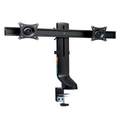 Braccio salvaspazio per monitor doppio SmartFit - nero - Kensington