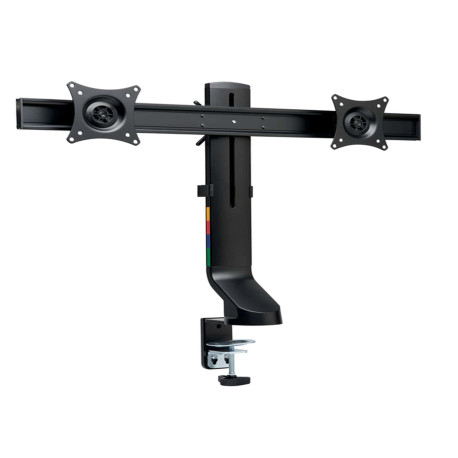 Braccio salvaspazio per monitor doppio SmartFit - nero - Kensington