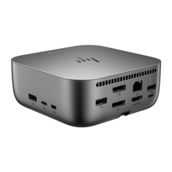 HP Dock Thunderbolt 4 100 W G6, Cablato, Thunderbolt 4, 100 W, 10,100,1000,2500 Mbit/s, Grigio, 5K Ultra HD