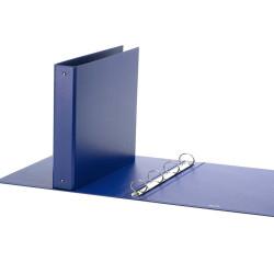 Raccoglitore Europa - 22 x 30 cm - 4 anelli tondi 30 mm - dorso 4 cm - blu - Favorit