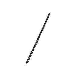Leitz ComBIND - 6 mm - 32 cm - 21 anelli - A4 (210 x 297 mm) - 25 fogli - nero - 100 pezzi pettine per la rilegatura in plastic