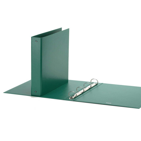 Raccoglitore Europa - 22 x 30 cm - 4 anelli tondi 30 mm - dorso 4 cm - verde - Favorit