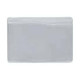 Favorit - Tasca di protezione per biglietti da visita - 2 compartimenti - per 85 x 54 mm - traslucido (pacchetto di 50)