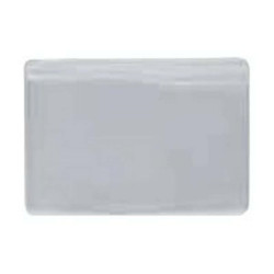 Favorit - Tasca di protezione per biglietti da visita - 2 compartimenti - per 85 x 54 mm - traslucido (pacchetto di 50)