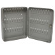 Cassetta portachiavi da muro - 30 x 24 x 7 cm - 48 posti - grigio antracite - Metalplus