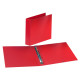 Raccoglitore Europa - 22 x 30 cm - 4 anelli tondi 50 mm - dorso 6 cm - rosso - Favorit