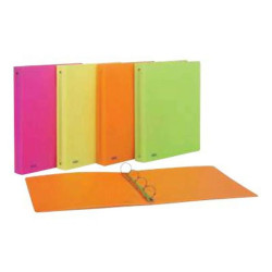 Favorit NEON - Quaderno ad anelli - per 220 x 300 mm - giallo