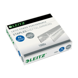 Leitz Power Performance P6 - Punti metallici - 23/15XL - 15 mm - acciaio galvanizzato - pacco da 1000 - per Rapid Fashion HD110