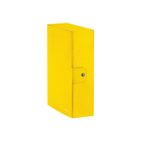 Leitz WOW - Cartella a scatola - larghezza dorsale 100 mm - per 250 x 350 mm - capacità 1000 fogli - giallo