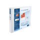 Raccoglitore personalizzabile Kreacover - A4 Maxi - 4 anelli a D 25 mm - dorso 4,7cm - PP - bianco - Exacompta