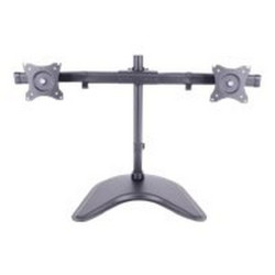 ITB Solution - Supporto - per 2 display LCD - acciaio, lega di alluminio - nero - dimensione schermo: 10"-27" - supporto per sc