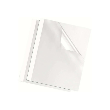 Fellowes - 1.5 mm - A4 (210 x 297 mm) - 8 fogli - 150 micron - bianco - 220 g/m² - 100 pezzi copertina per rilegatura termica -