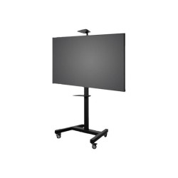 ITB Solution FIX TROLLEY - Carrello - per display LCD / touchscreen - nero - dimensione schermo: 75"-90"