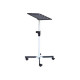 ITB Solution Projection - Carrello - per proiettore / notebook / DVD/ proiettore per lucidi - nero, bianco