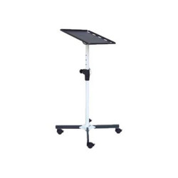ITB Solution Projection - Carrello - per proiettore / notebook / DVD/ proiettore per lucidi - nero, bianco