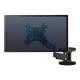 Fellowes - Staffa - braccio regolabile - per Monitor - nero - dimensione schermo: fino a 42" - installabile a parete